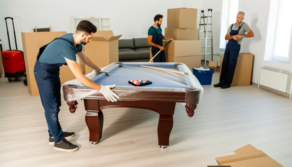Moving Pool Table